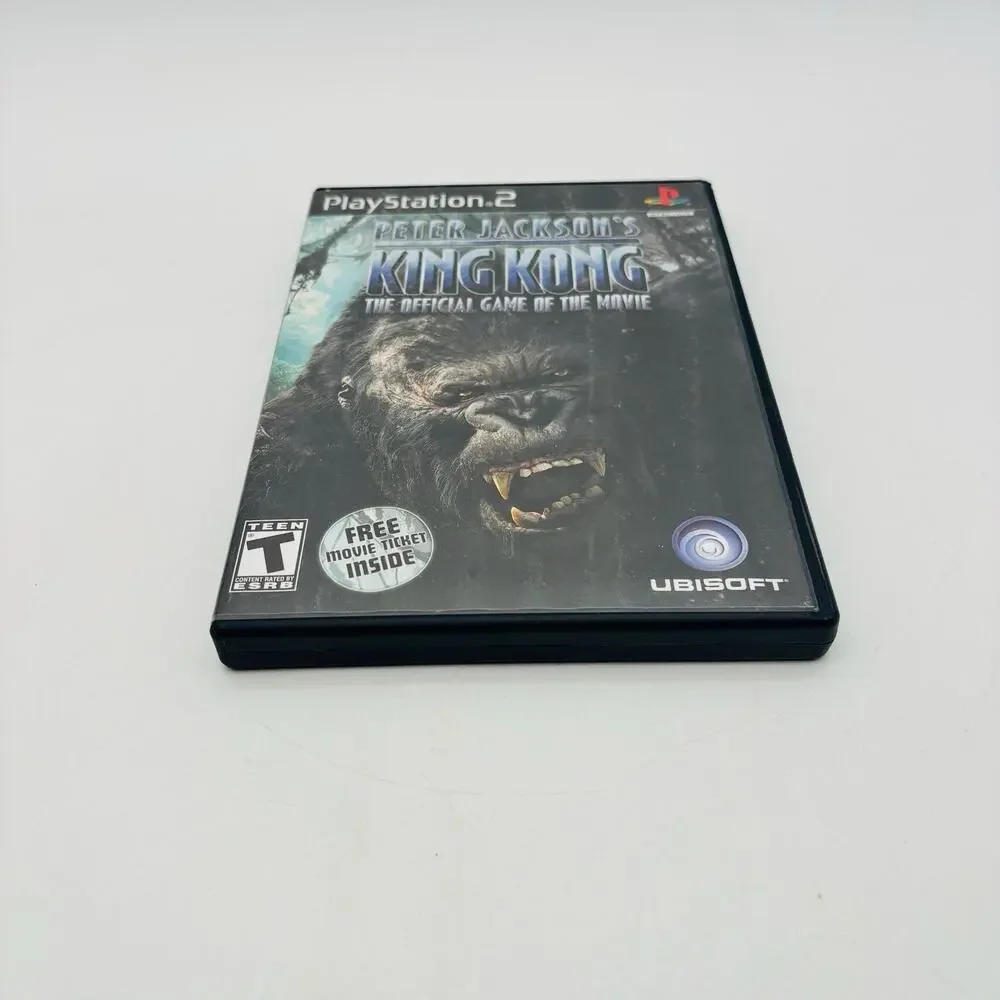 Peter Jackson's King Kong (Sony PlayStation 2 PS2) Complete W/ Manual + Ticket